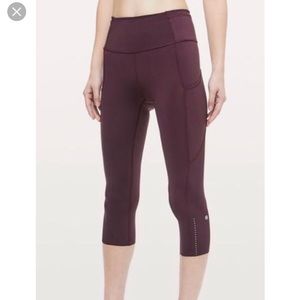 Fast and Free 3/4 Lululemon Tight